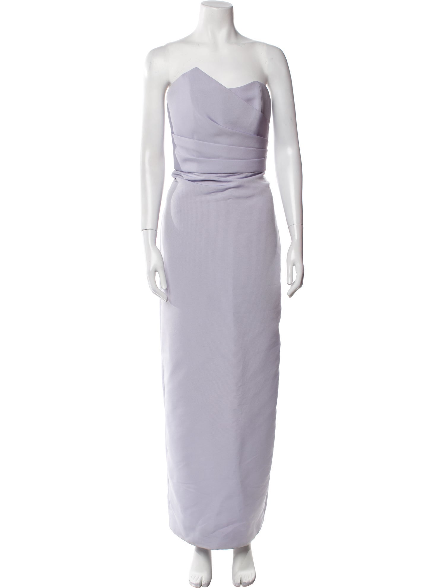 Amsale Strapless Long Dress