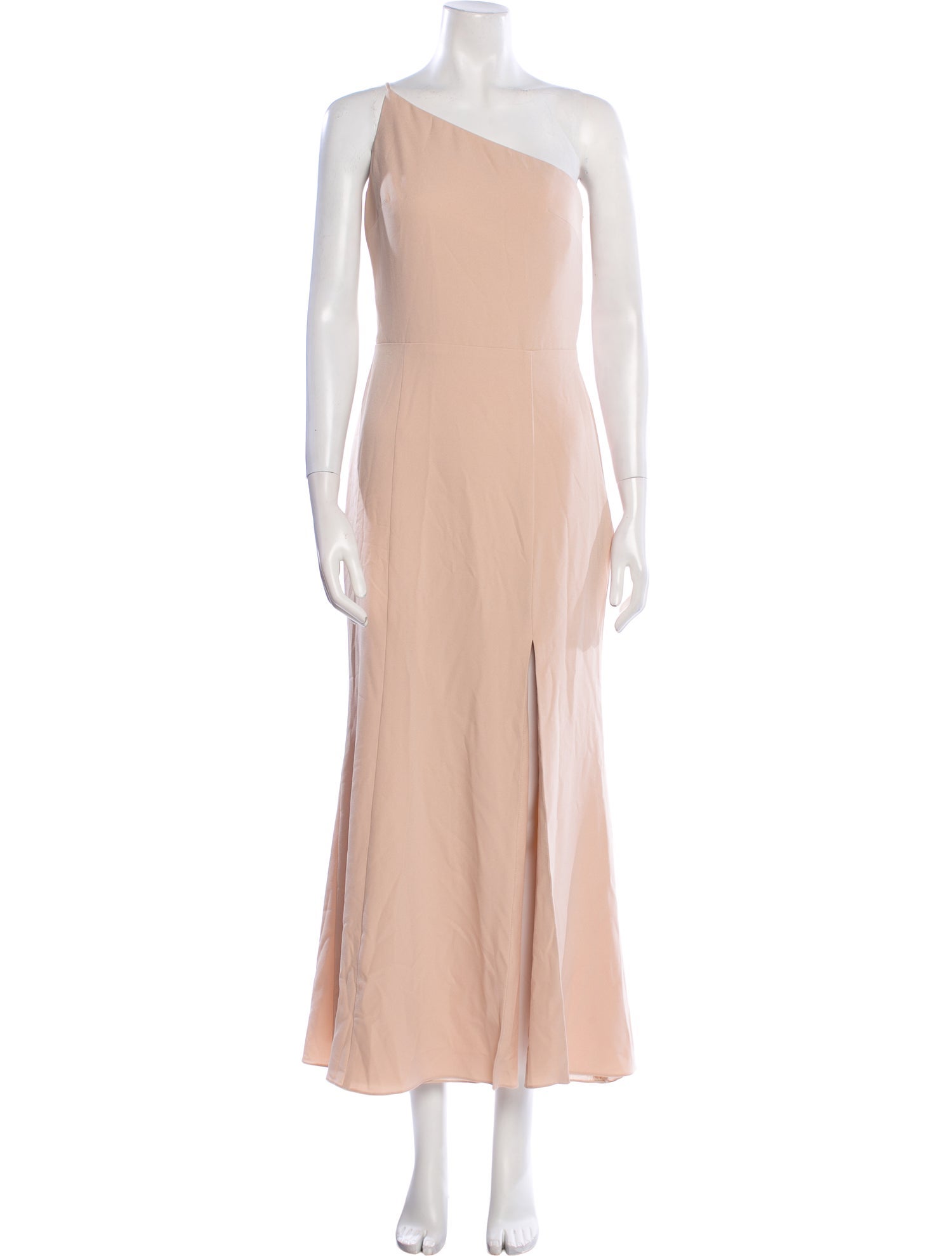 Amsale One-Shoulder Long Dress