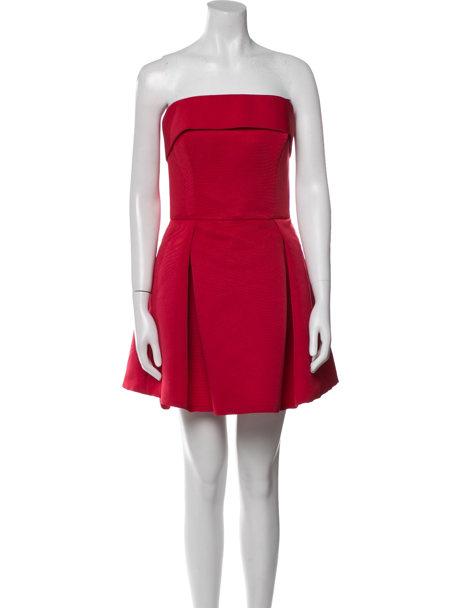 Amsale Strapless Mini Dress