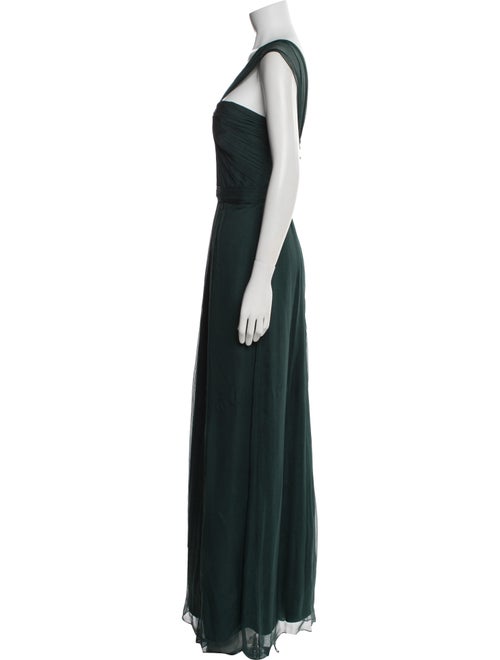 Amsale Silk Long Dress