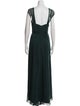 Amsale Silk Long Dress