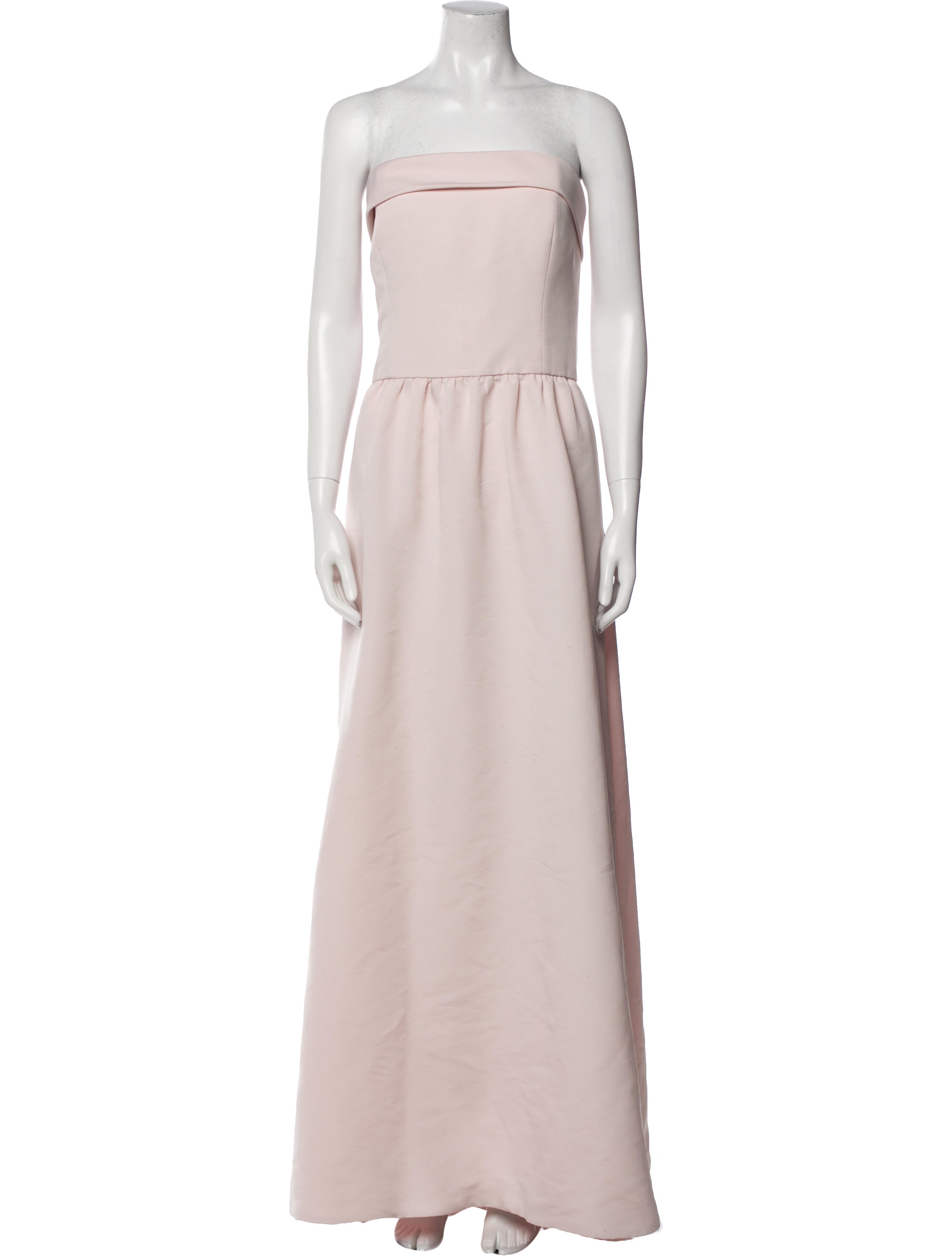 Amsale Strapless Long Dress