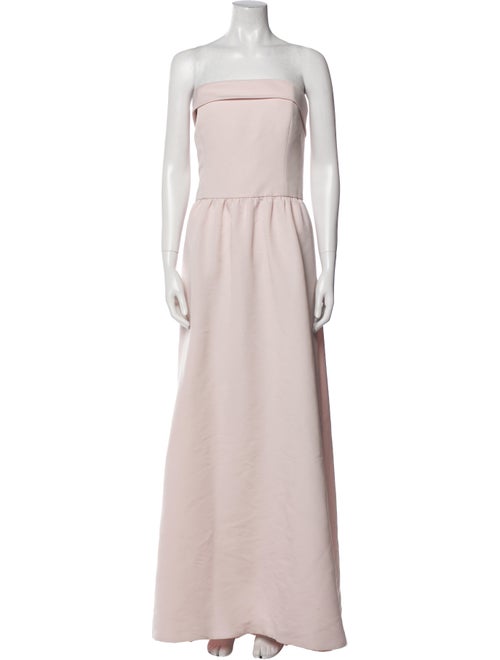 Amsale Strapless Long Dress