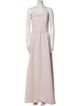 Amsale Strapless Long Dress