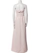 Amsale Strapless Long Dress
