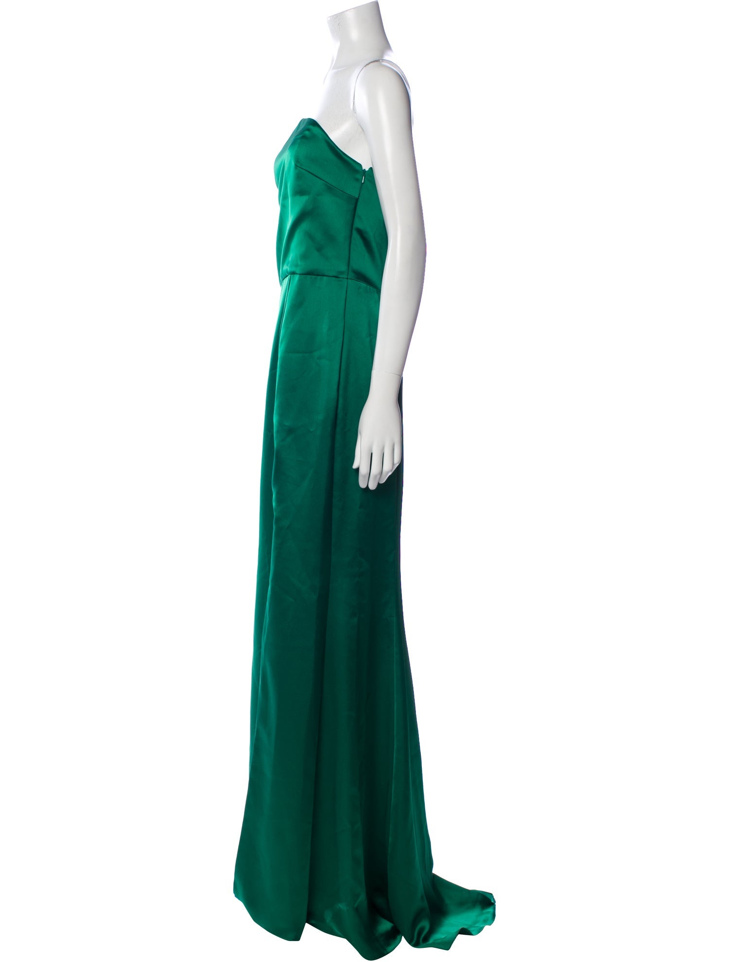 Amsale One-Shoulder Long Dress w/ Tags