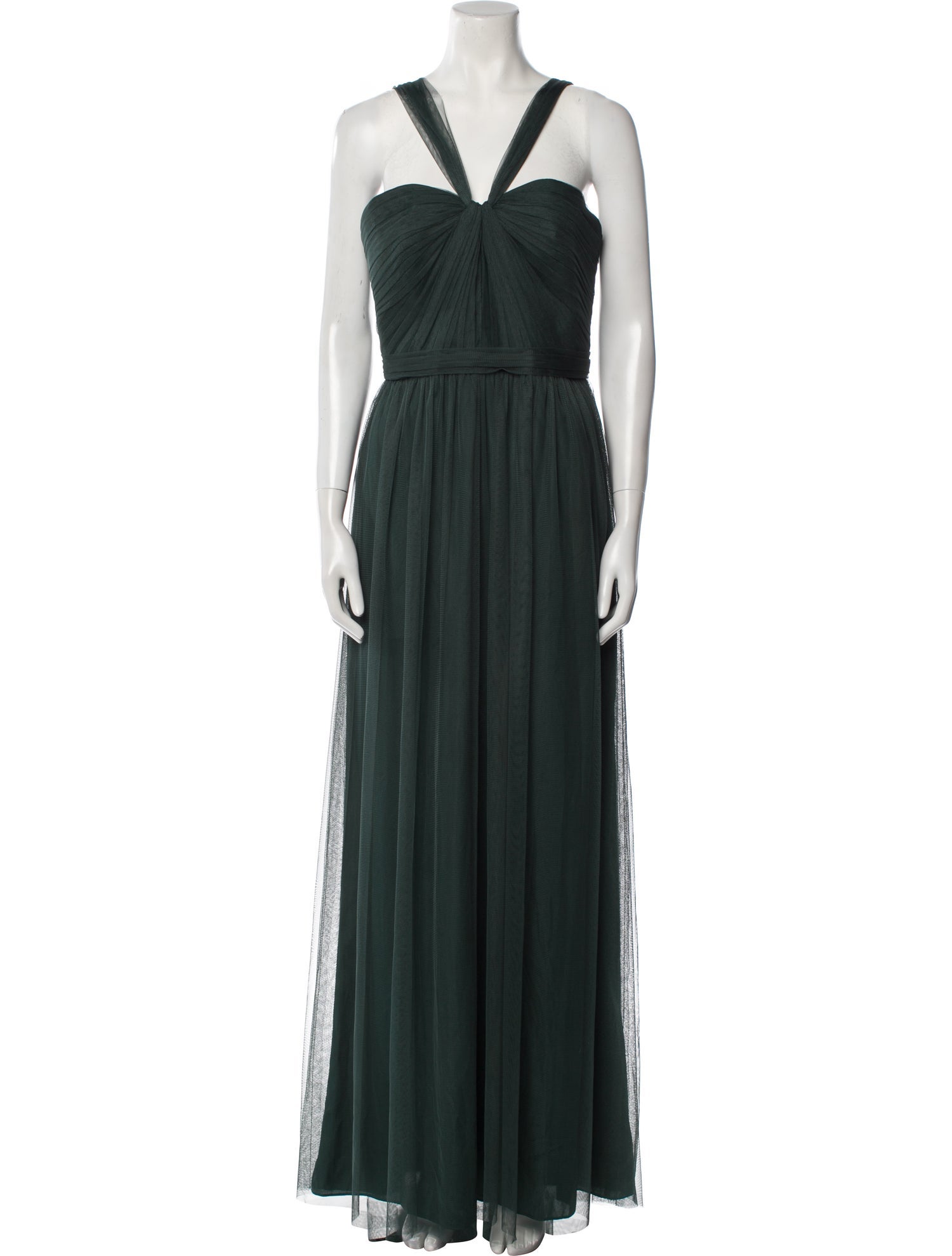 Amsale Halterneck Long Dress w/ Tags