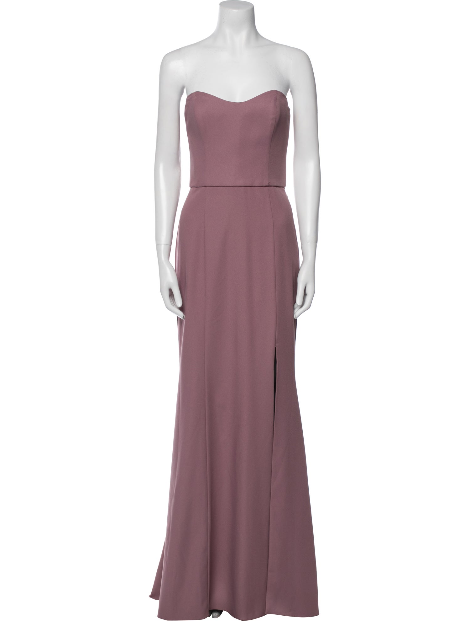 Amsale Strapless Long Dress