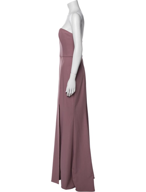 Amsale Strapless Long Dress