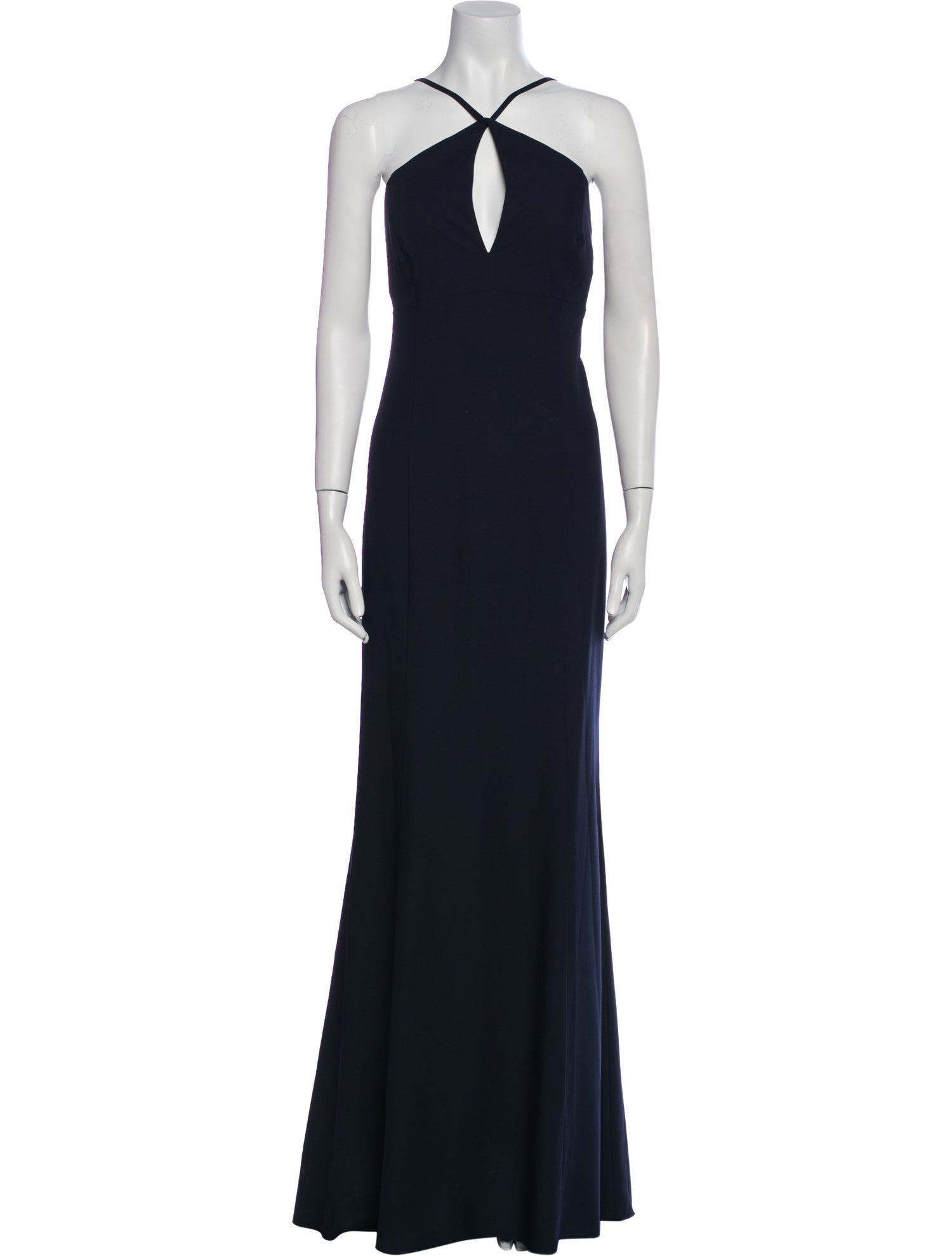 Amsale Halterneck Long Dress