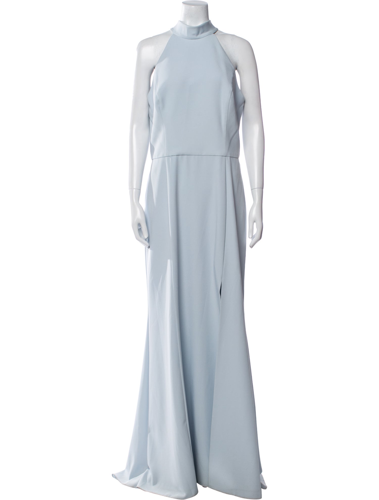 Amsale Halterneck Long Dress