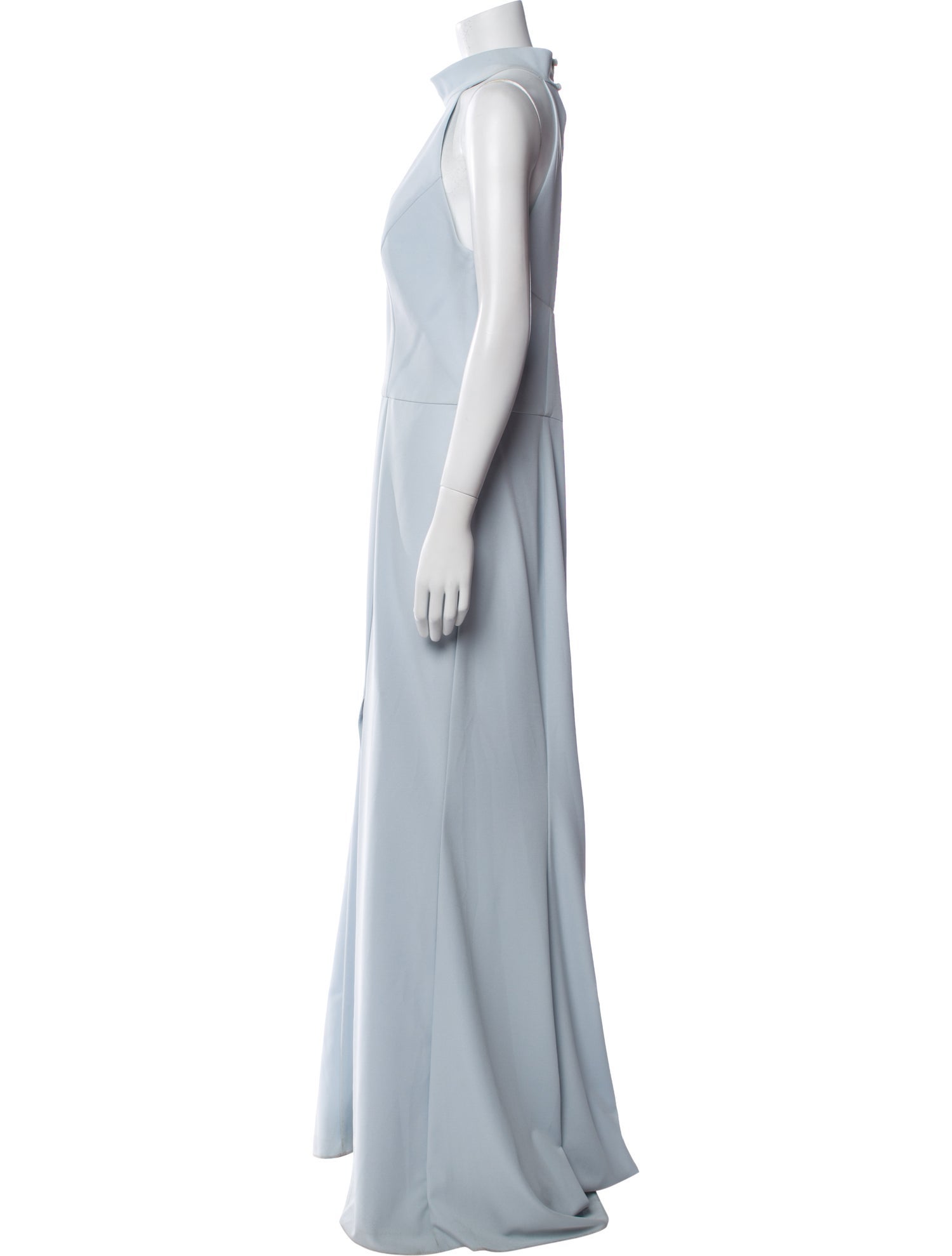 Amsale Halterneck Long Dress