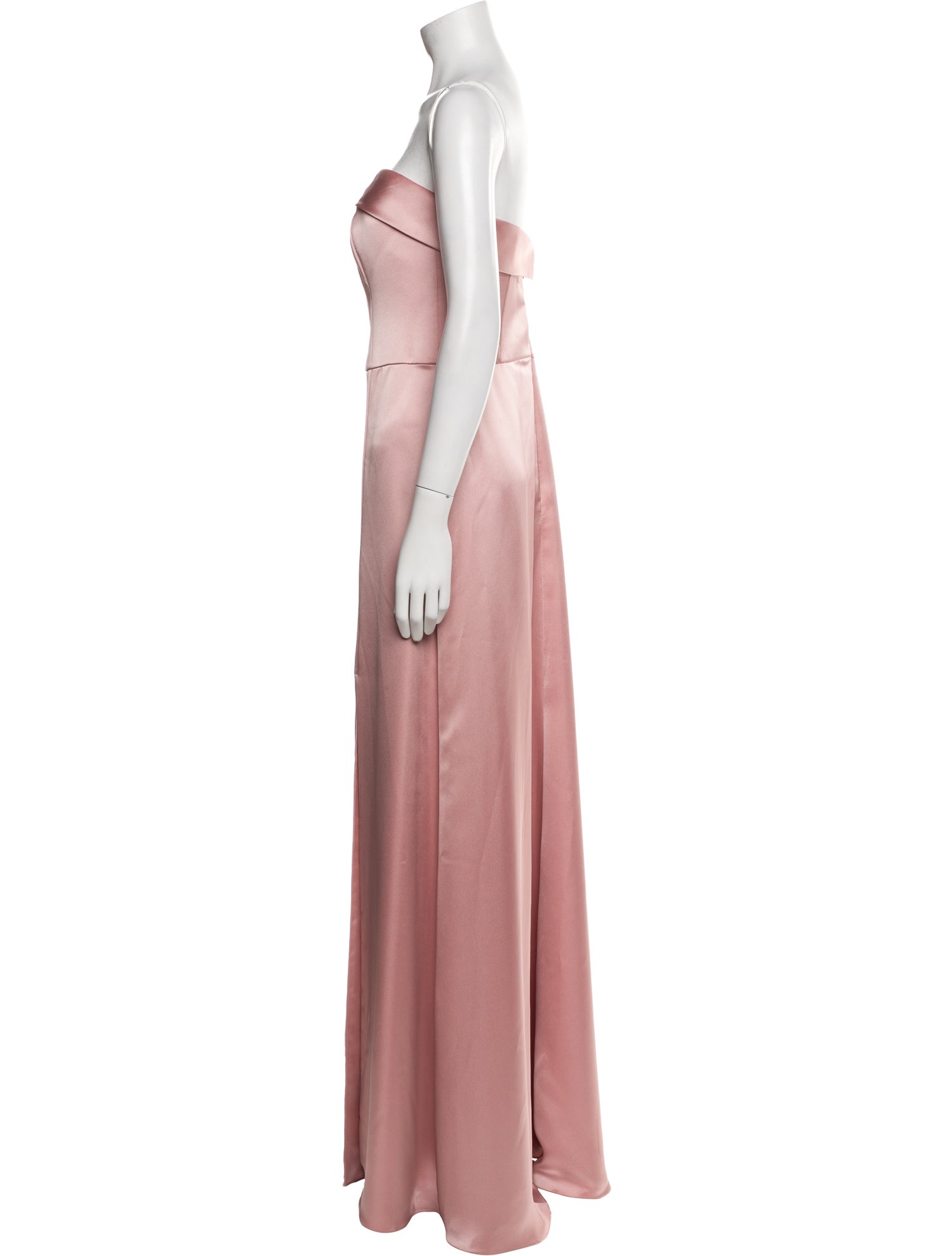 Amsale Strapless Long Dress