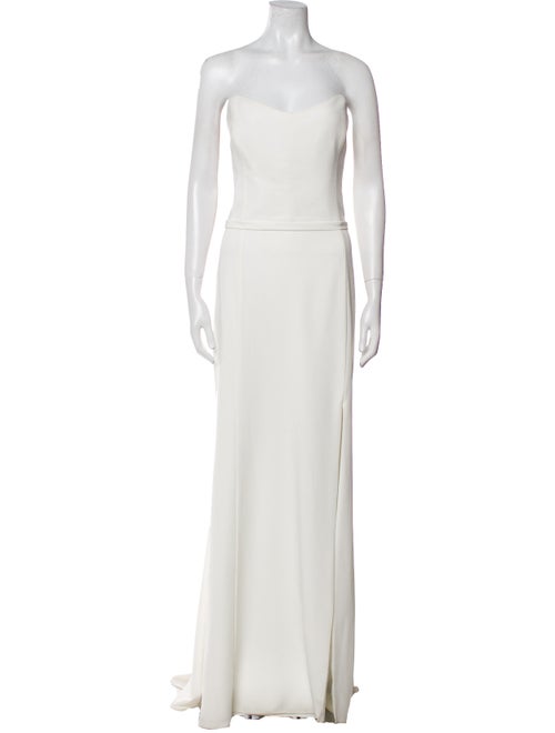 Amsale Strapless Long Dress
