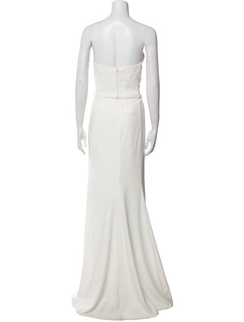 Amsale Strapless Long Dress