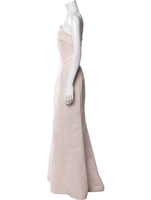 Amsale One-Shoulder Long Dress