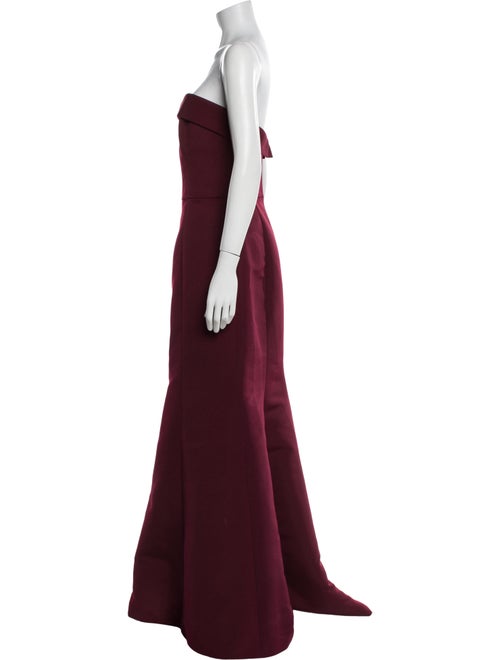 Amsale Strapless Long Dress