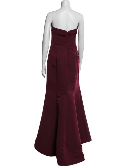 Amsale Strapless Long Dress