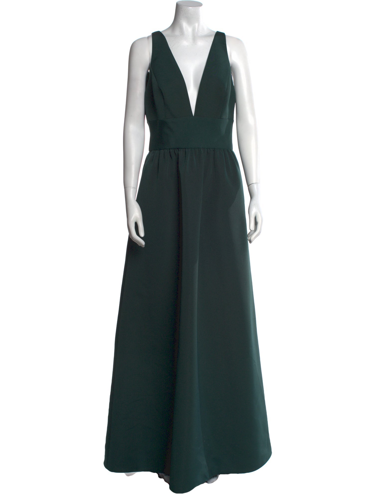 Amsale V-Neck Long Dress w/ Tags