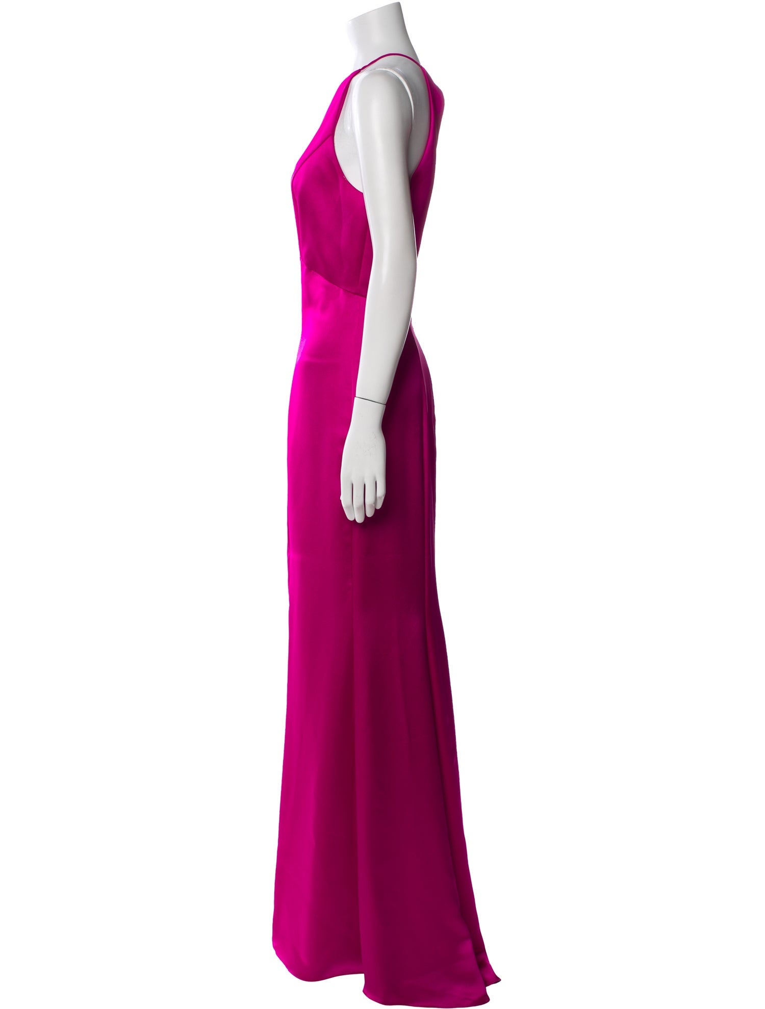 Amsale Halterneck Long Dress