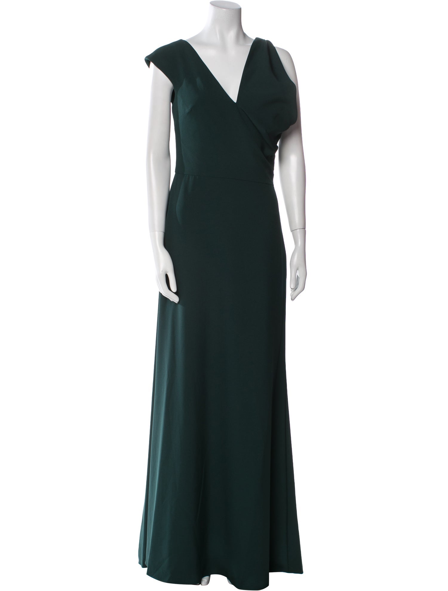 Amsale V-Neck Long Dress w/ Tags