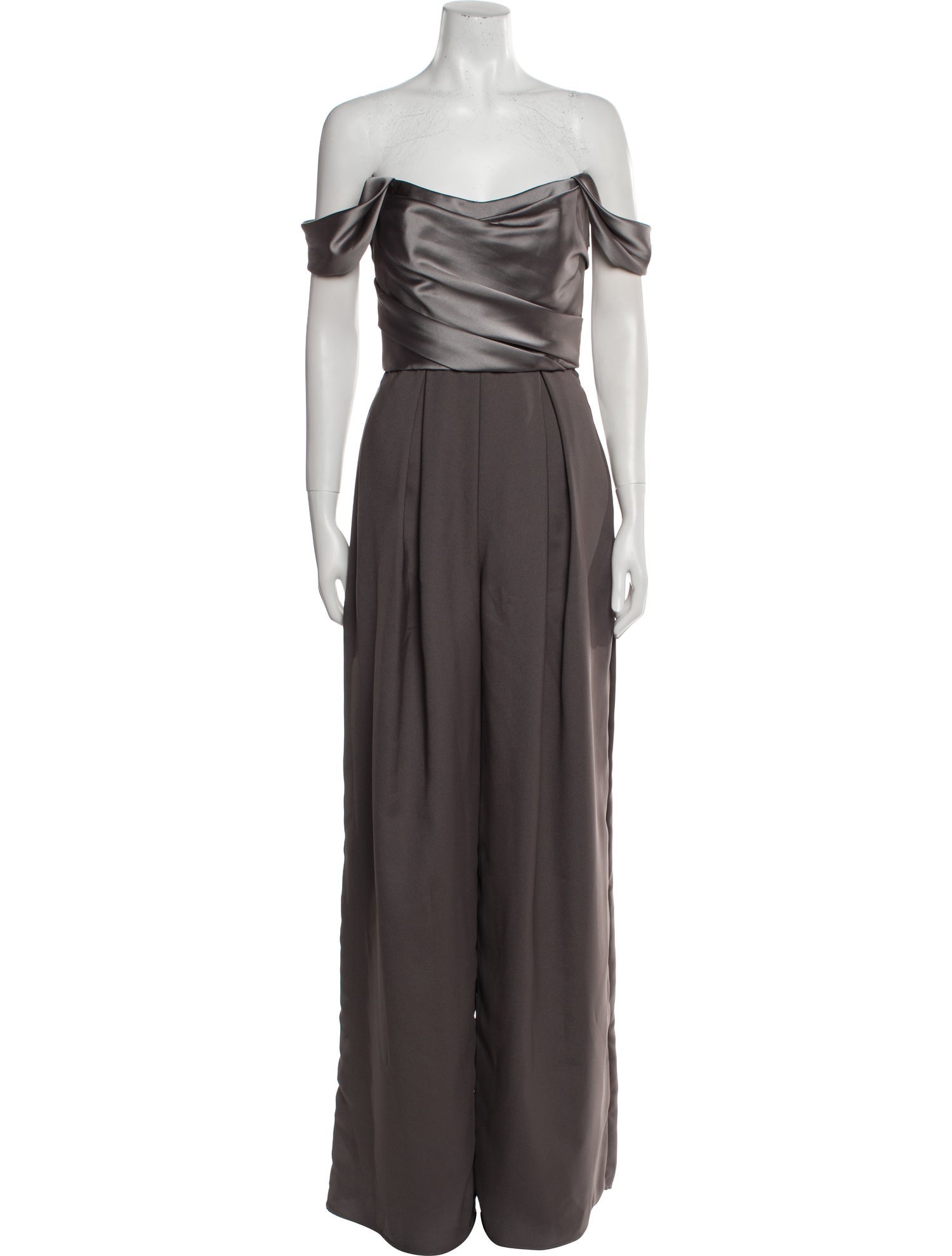 Amsale Off-The-Shoulder Jumpsuit