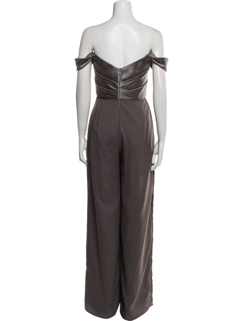 Amsale Off-The-Shoulder Jumpsuit