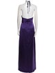 Amsale Halterneck Long Dress