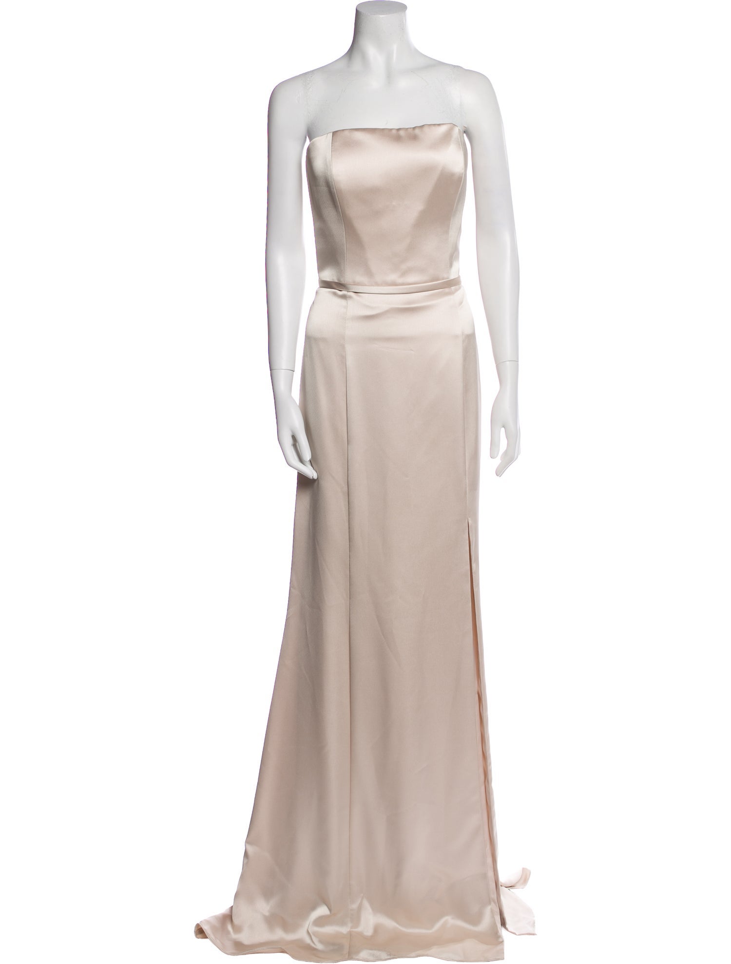 Amsale Strapless Long Dress