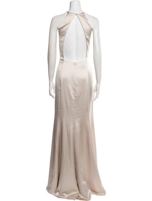Amsale Halterneck Long Dress