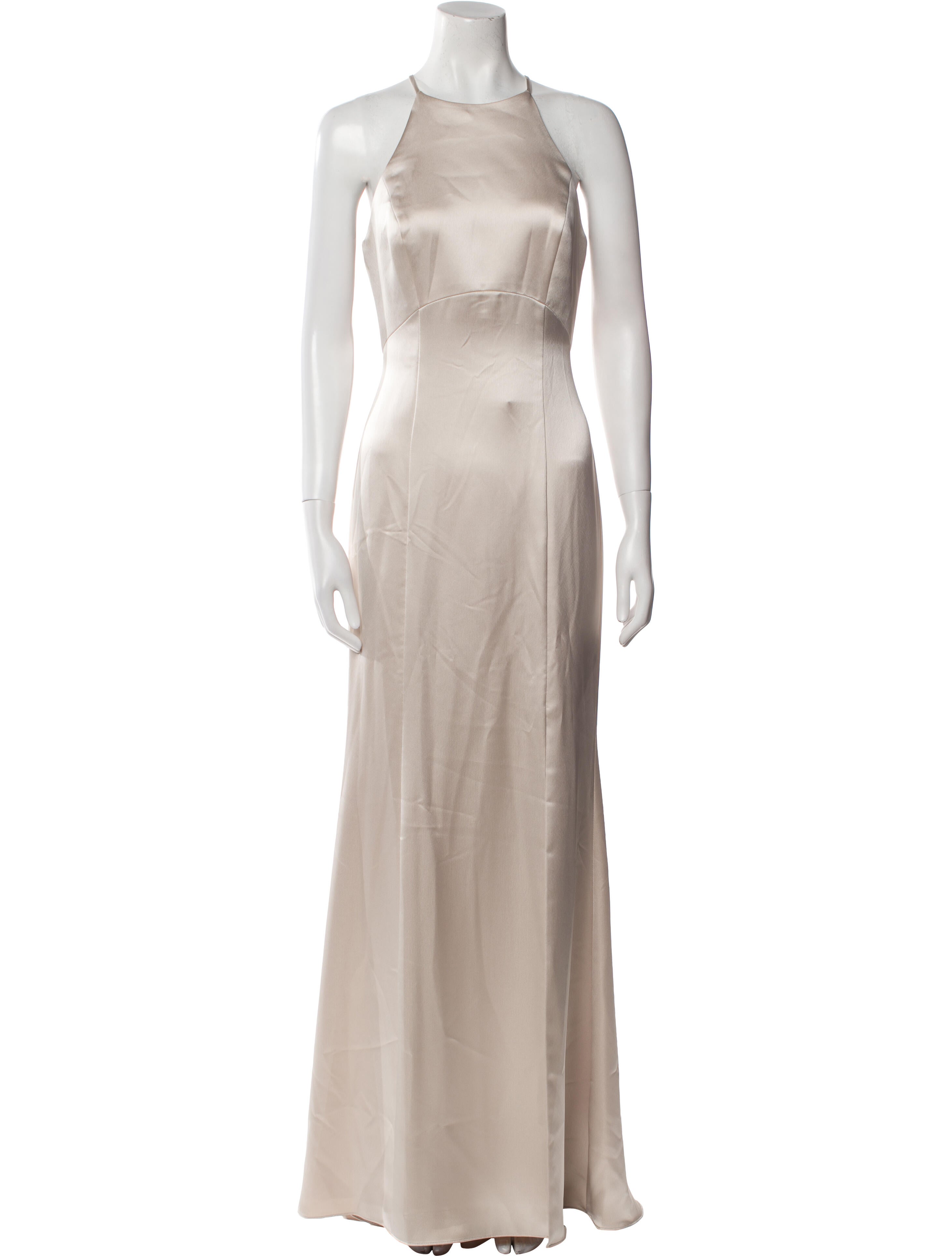Amsale Halterneck Long Dress w/ Tags