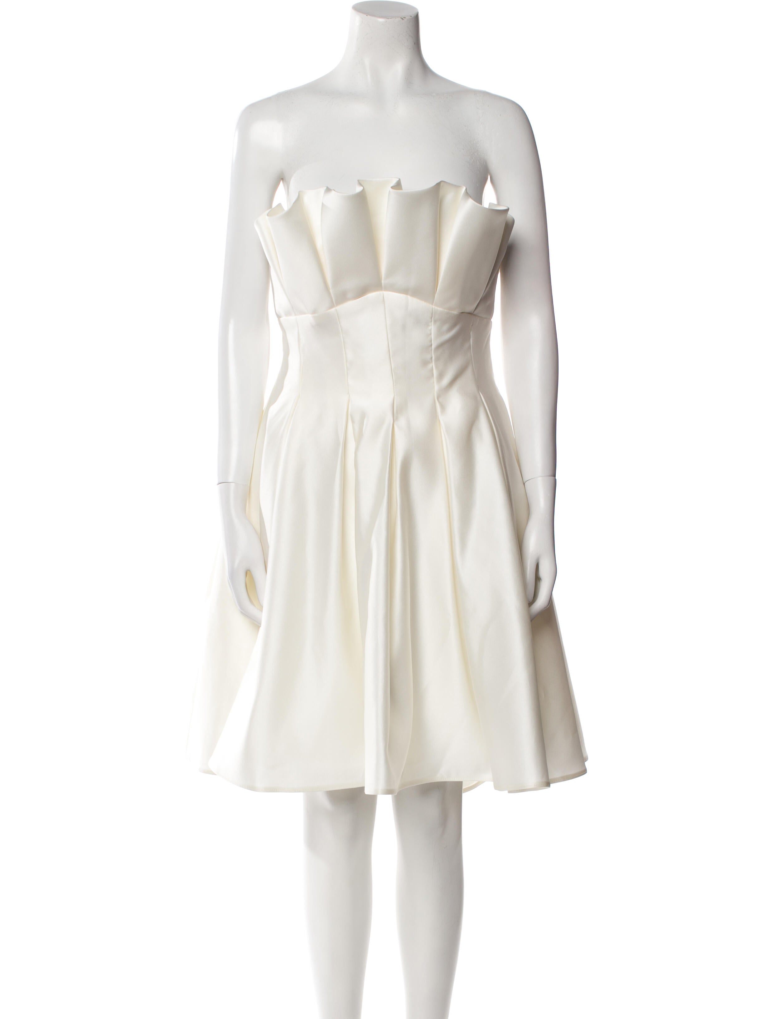 Amsale Strapless Mini Dress