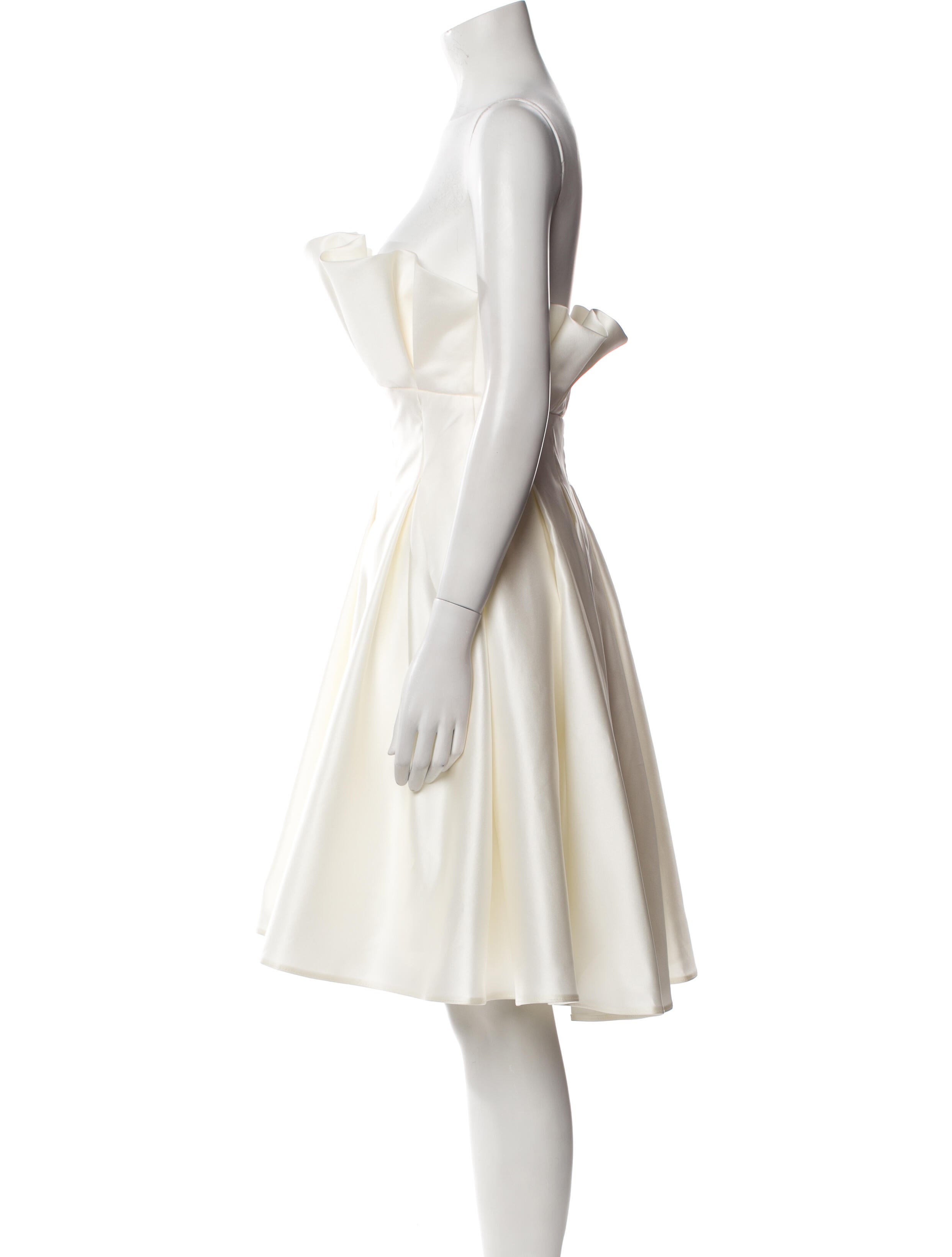 Amsale Strapless Mini Dress