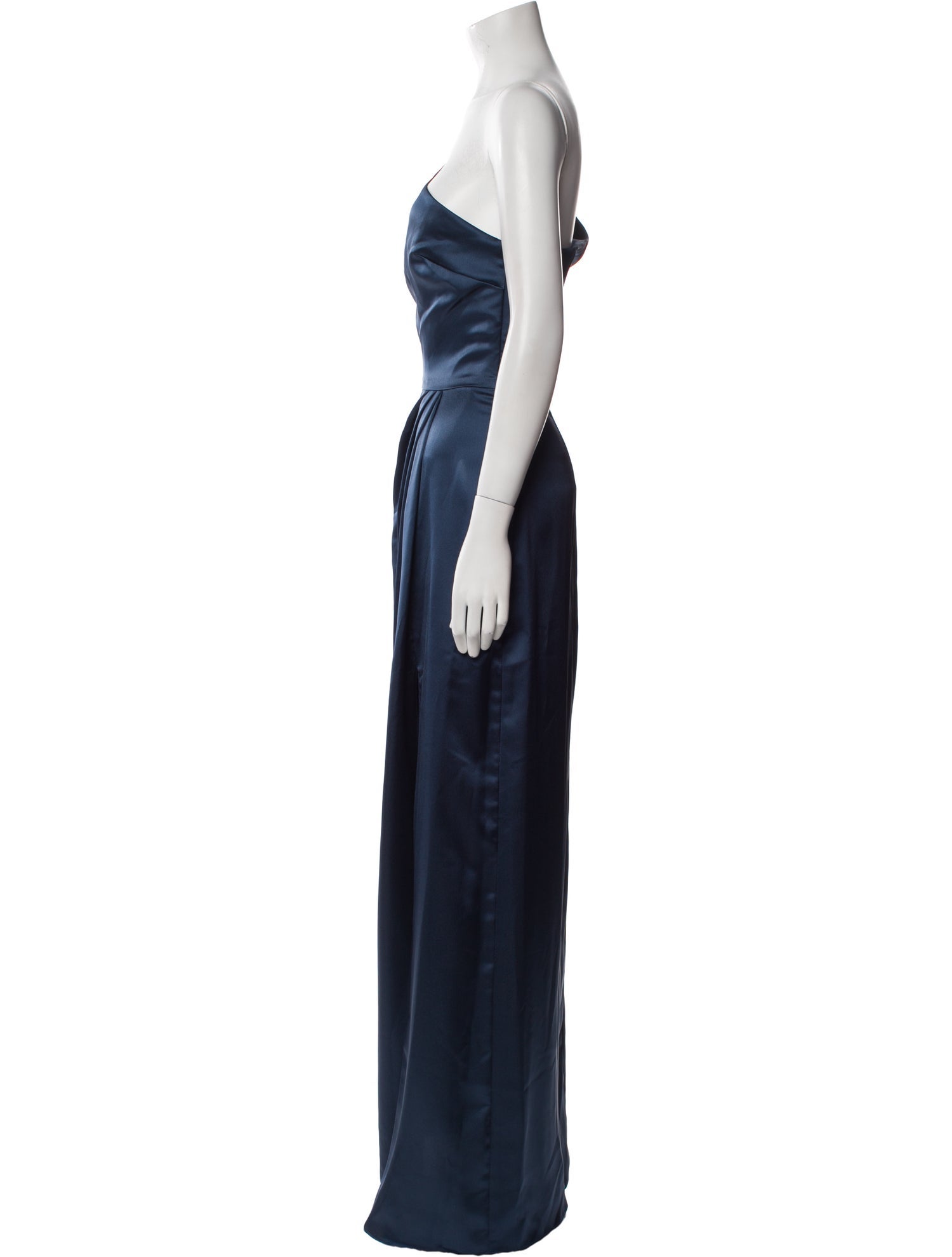 Amsale One-Shoulder Long Dress w/ Tags