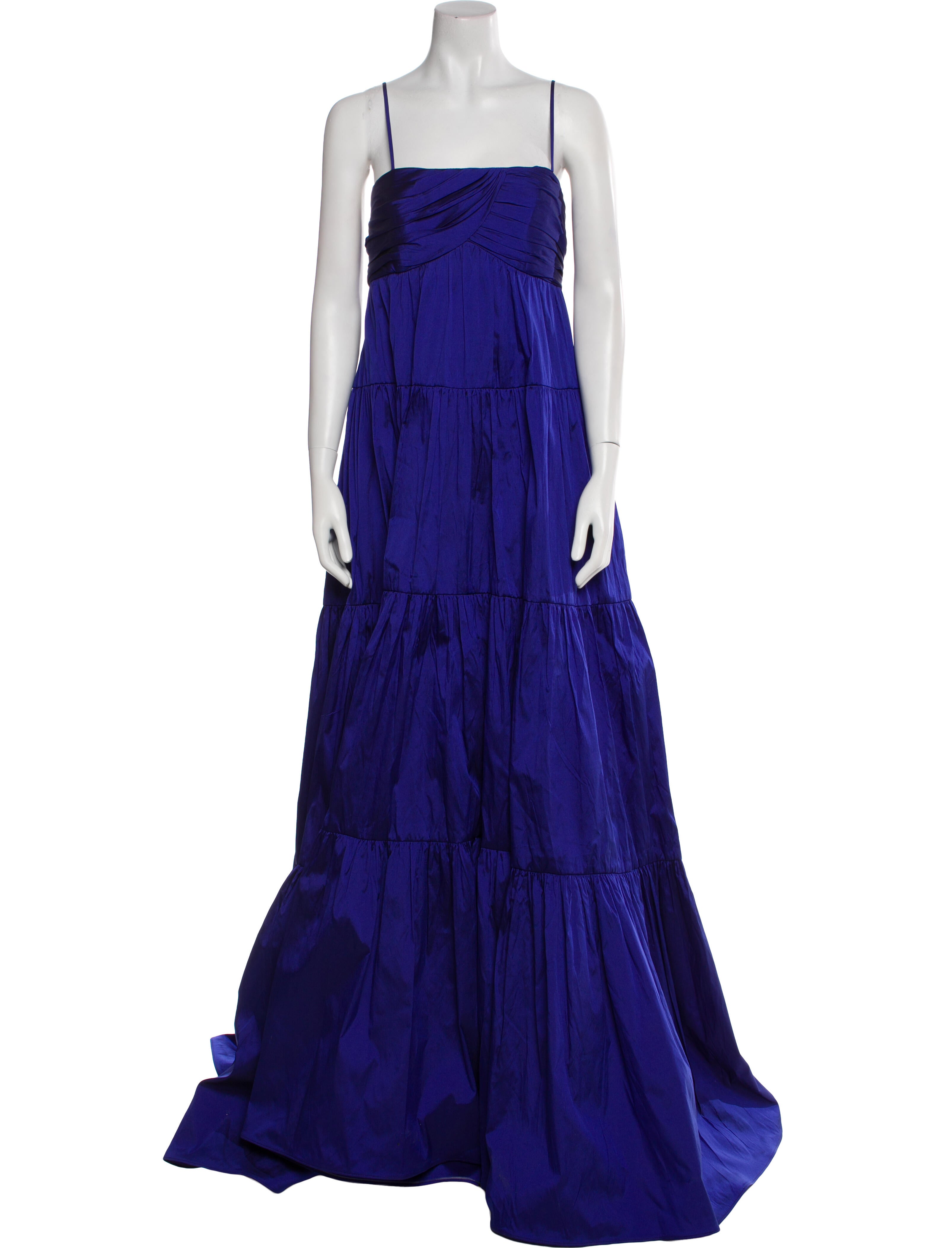 Amsale Square Neckline Long Dress w/ Tags