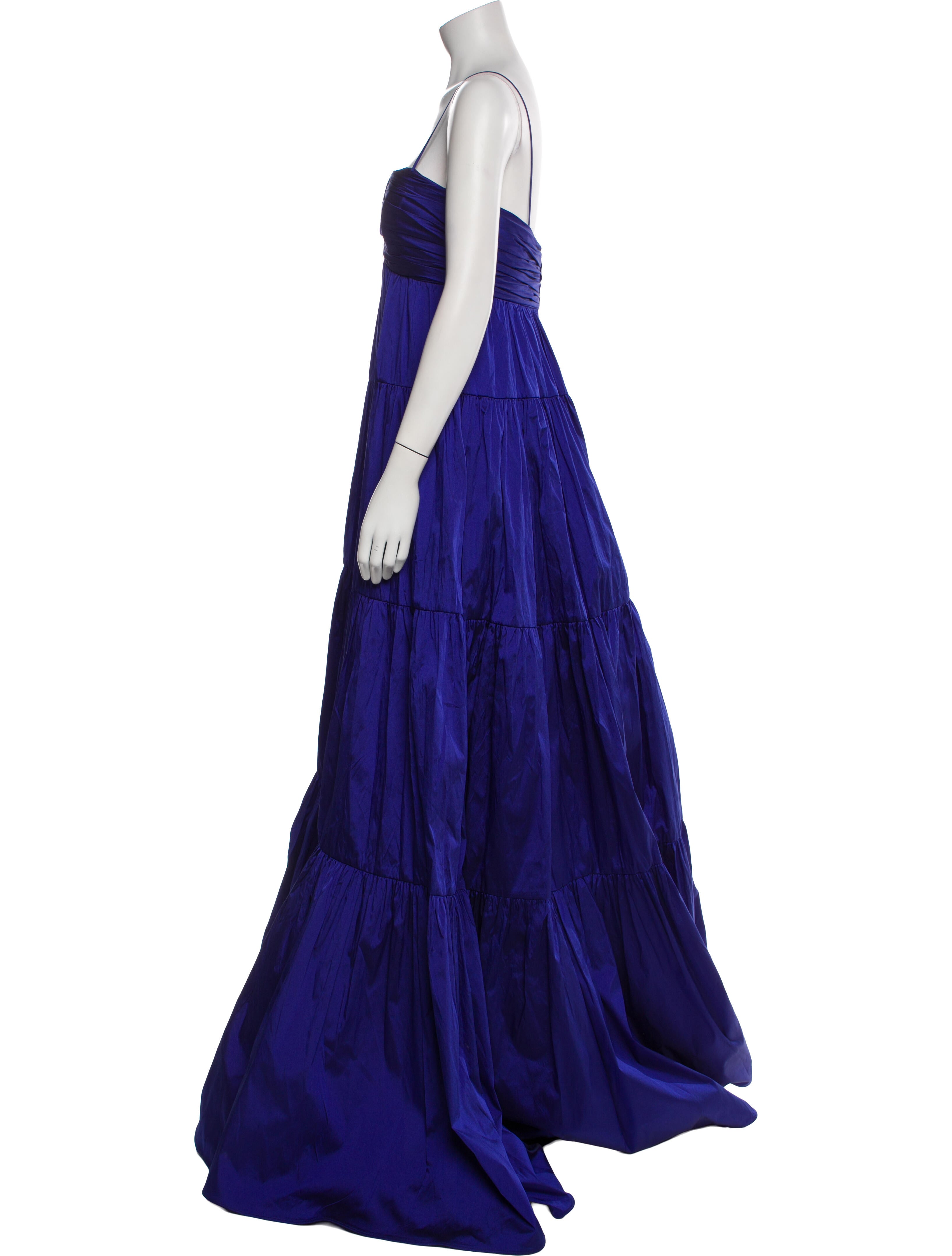 Amsale Square Neckline Long Dress w/ Tags