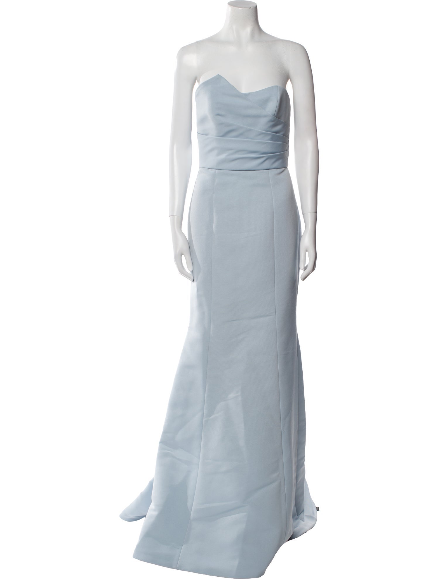 Amsale Strapless Long Dress