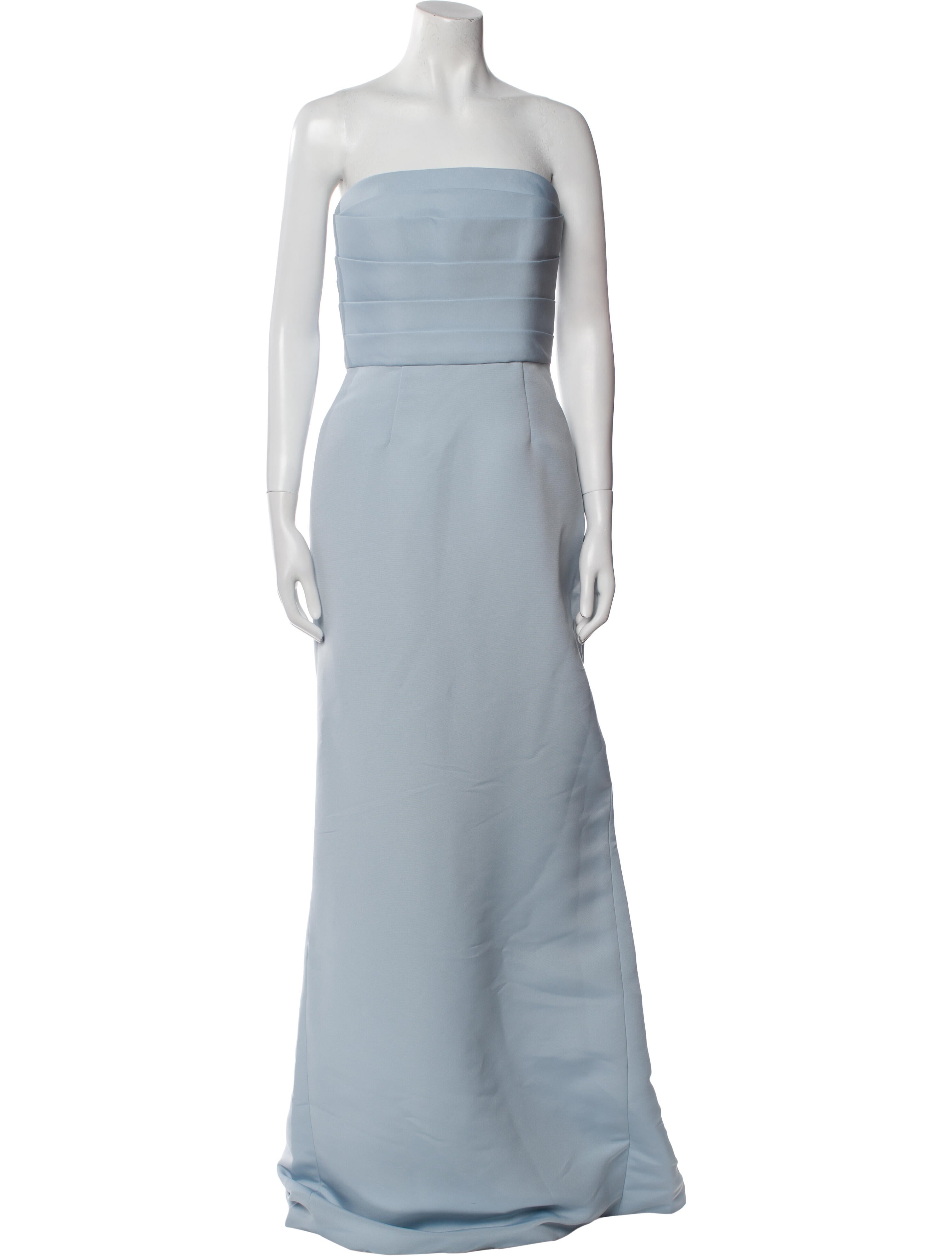 Amsale Strapless Long Dress