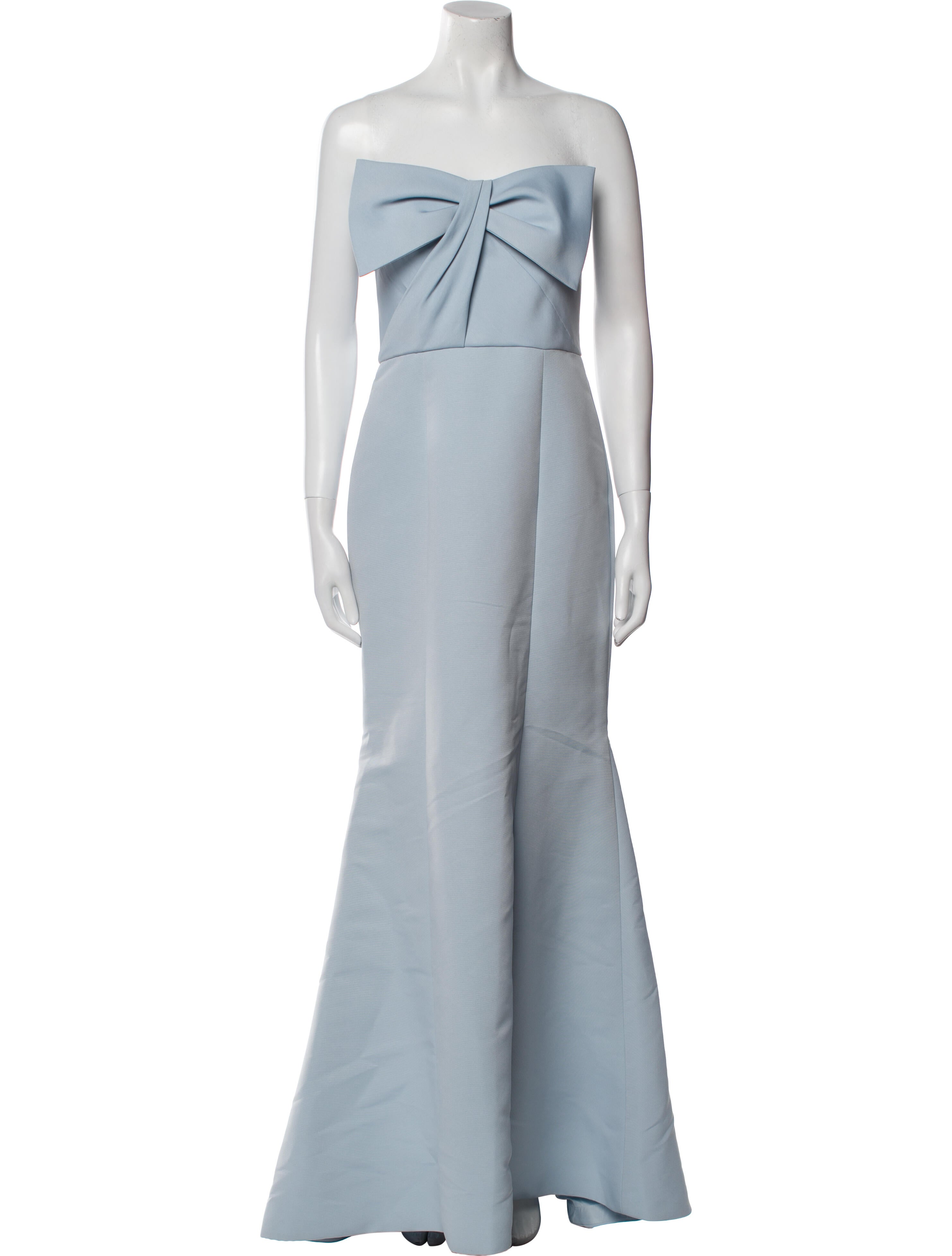 Amsale Strapless Long Dress