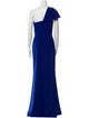 Amsale One-Shoulder Long Dress