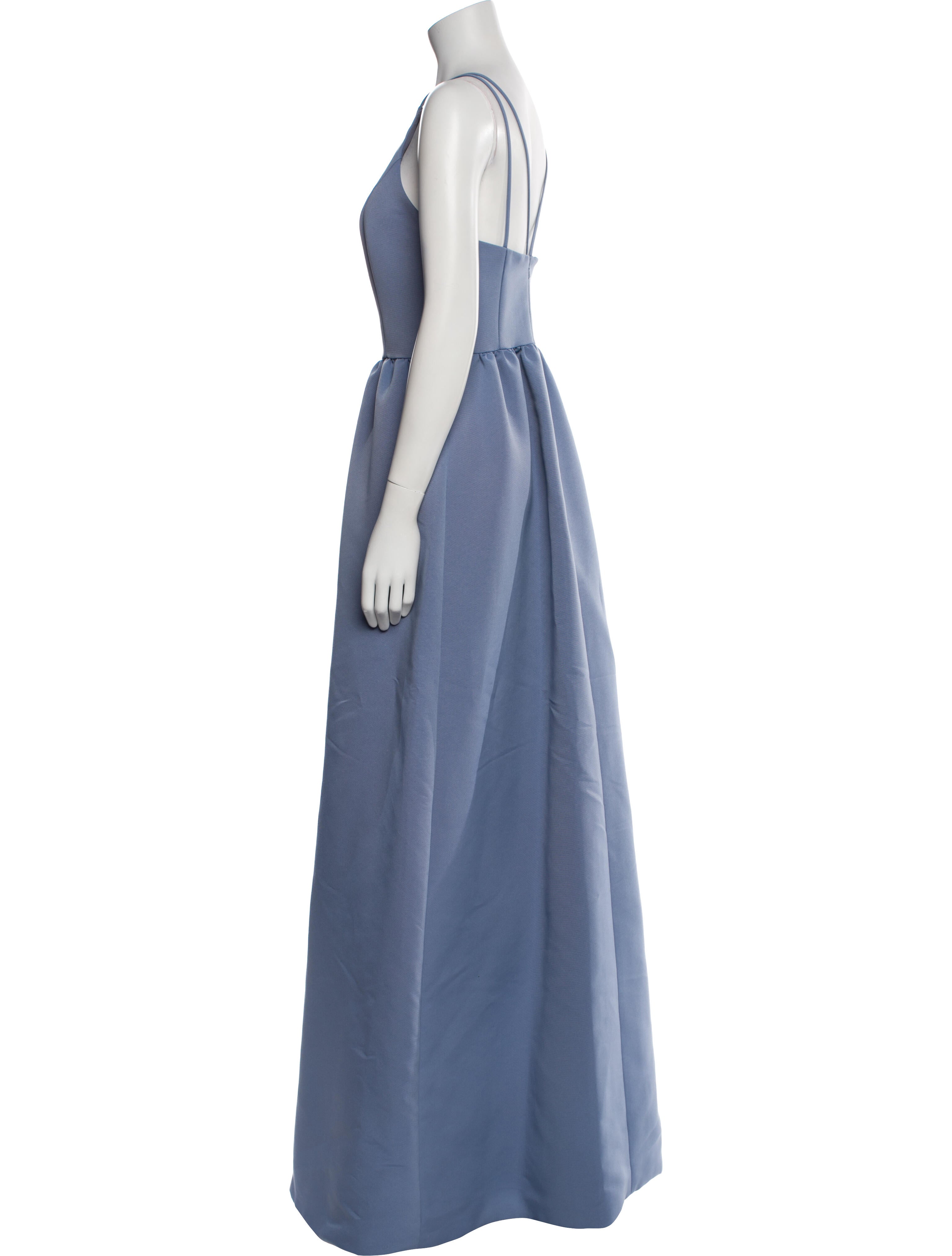 Amsale Halterneck Long Dress