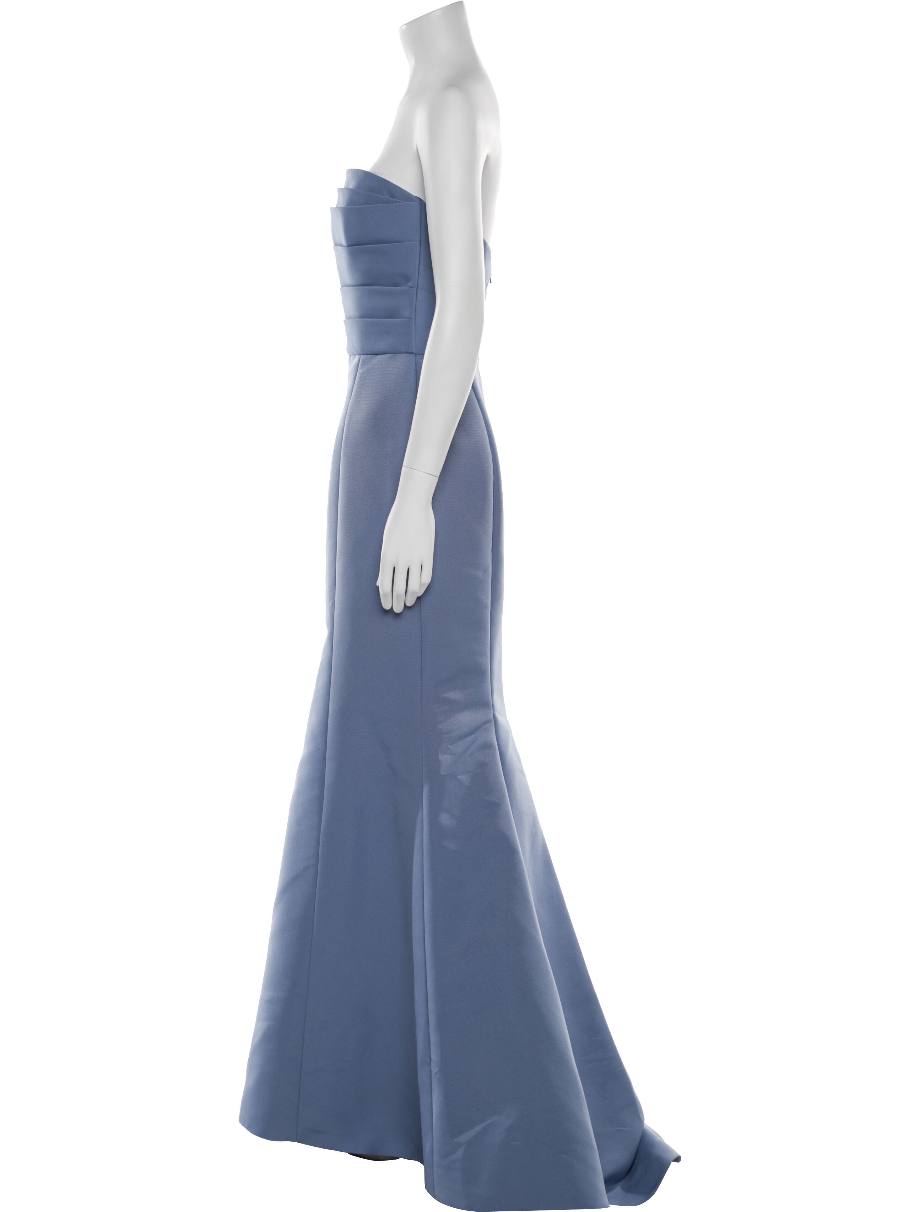 Amsale Strapless Long Dress