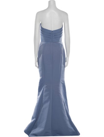 Amsale Strapless Long Dress