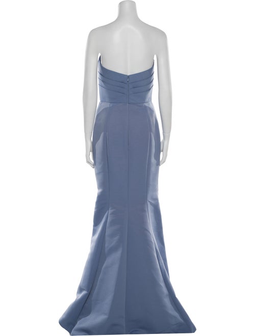 Amsale Strapless Long Dress