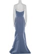 Amsale Strapless Long Dress