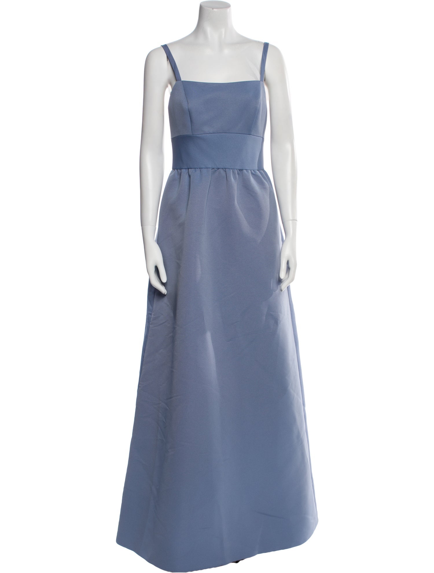 Amsale Square Neckline Long Dress