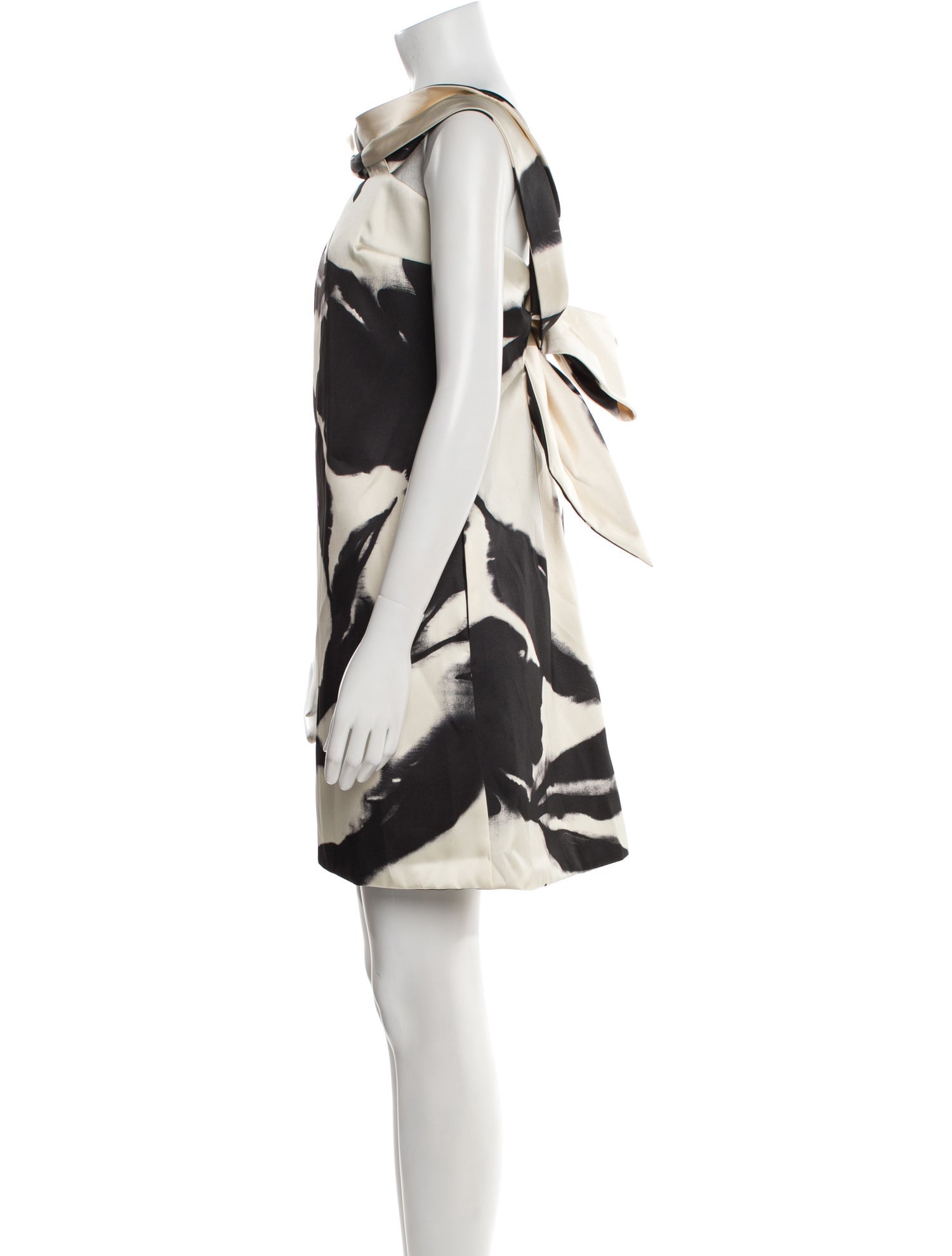 Amsale Printed Mini Dress