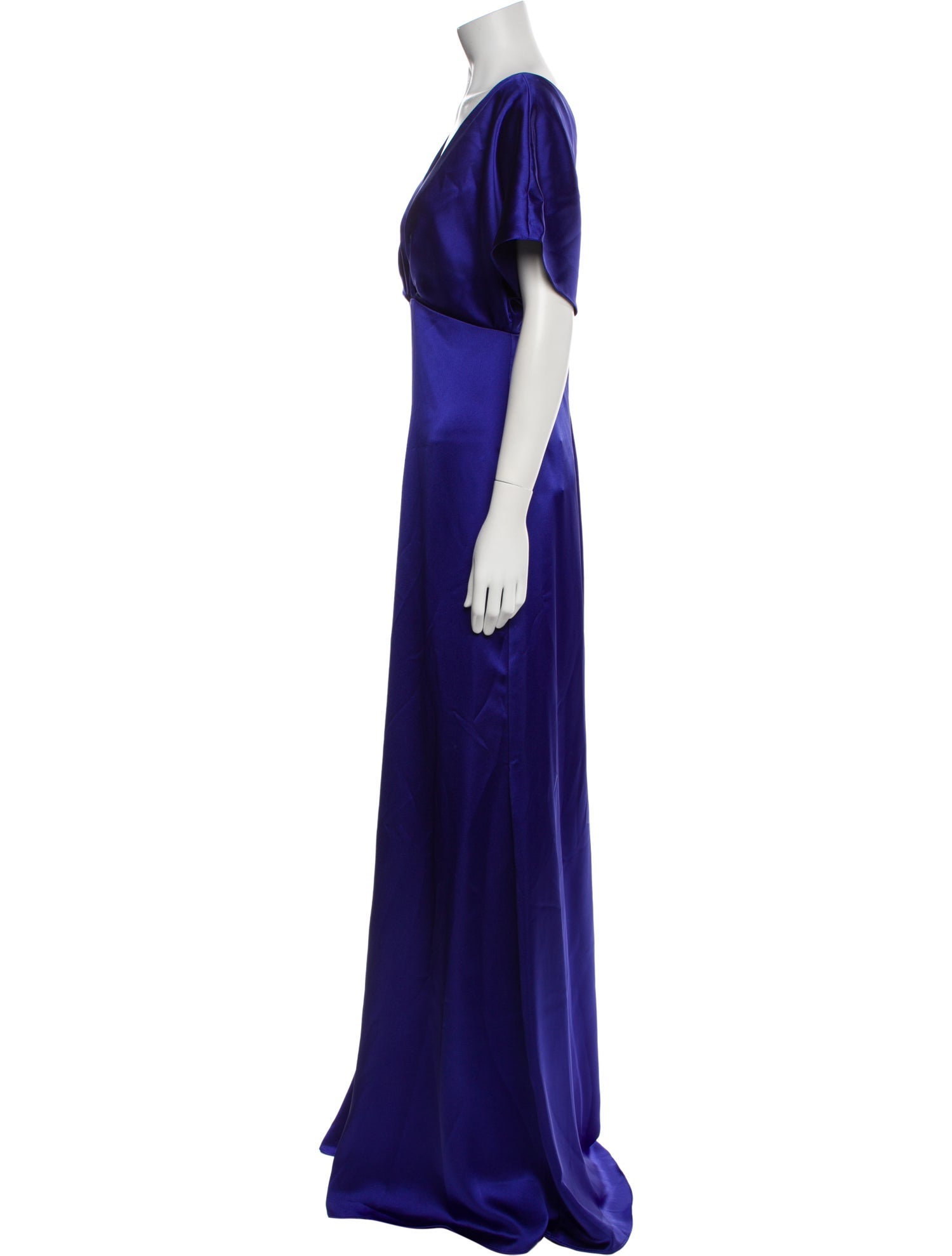 Amsale V-Neck Long Dress w/ Tags