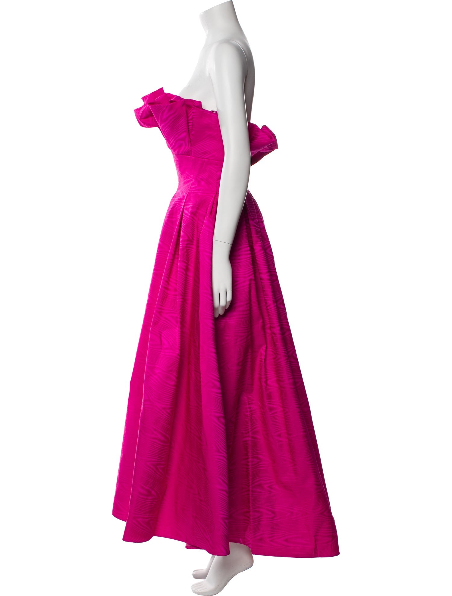 Amsale Strapless Long Dress