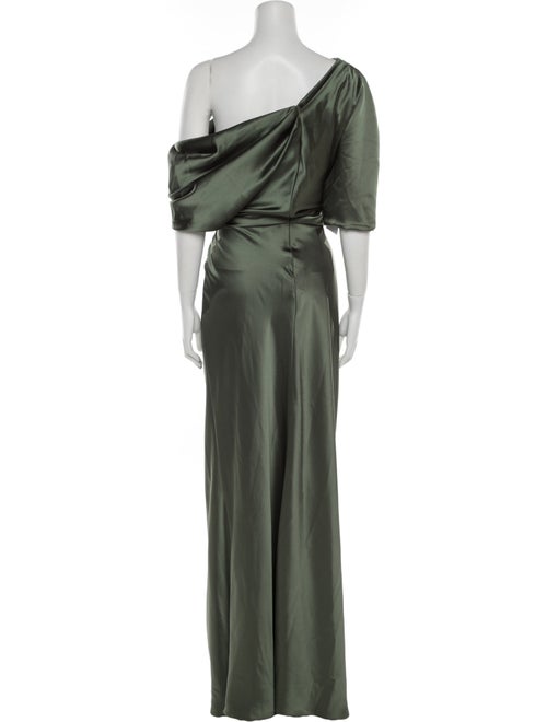 Amsale One-Shoulder Long Dress